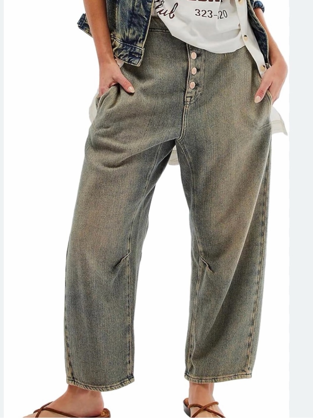 We The Free Free People Osaka Barrel Jeans